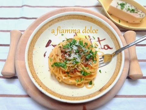 spaghetti lardellati