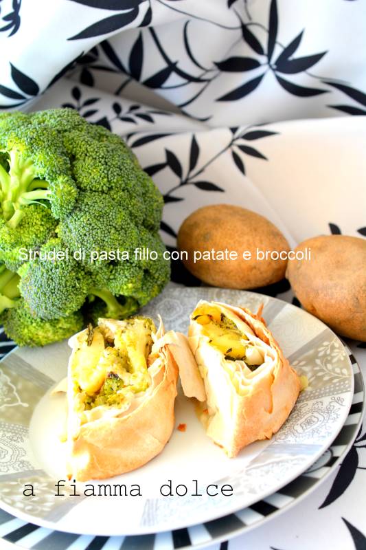 strudel patate e broccoli