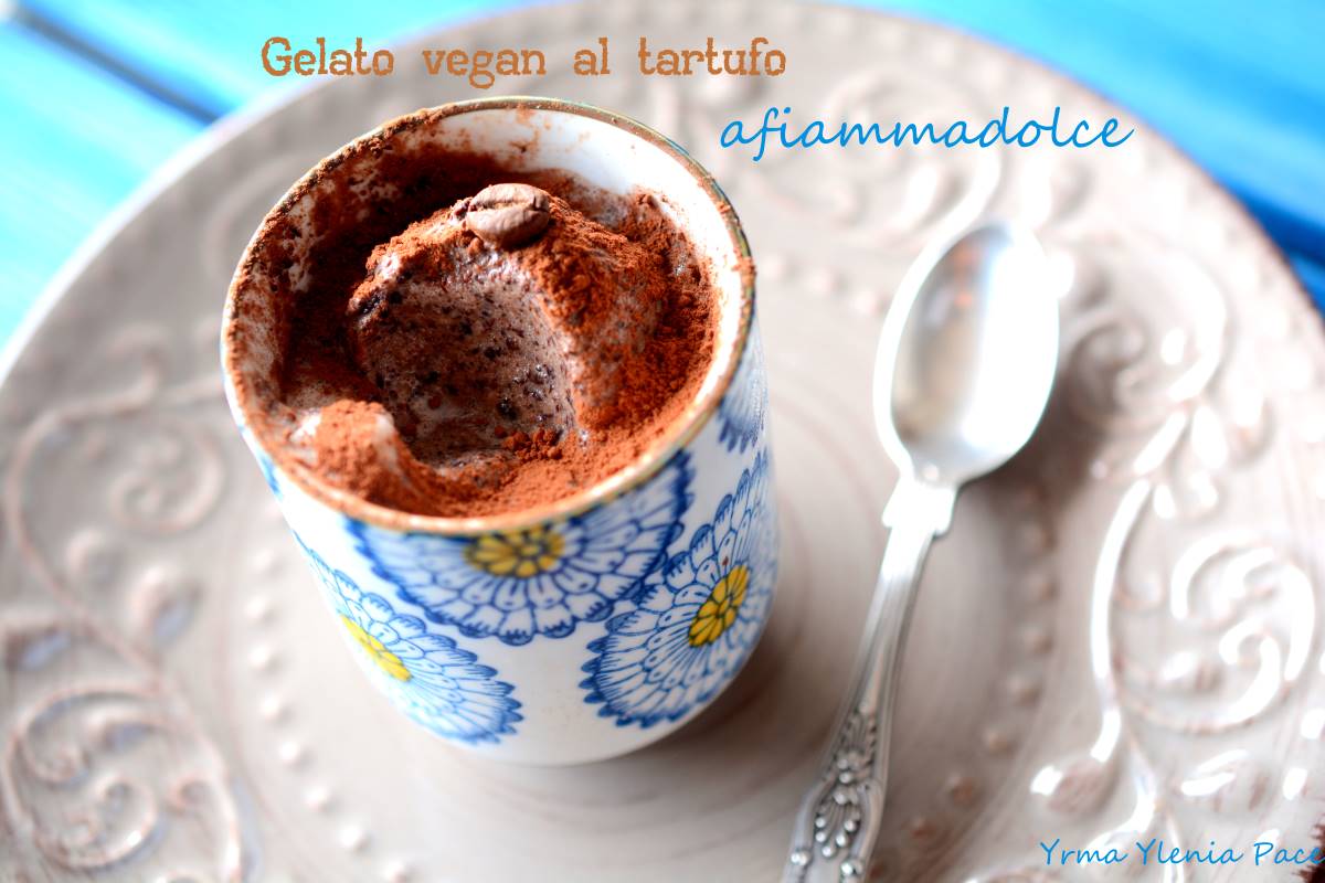 gelato vegan al caffè e cioccolato